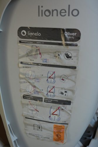 Lionelo Oliver 9-36kg isofix autós gyerekülés kitűnő állapotban! (isofix és bizt.öves bekötés!)