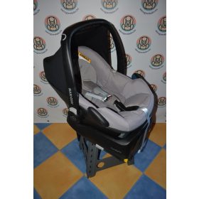   Maxi-Cosi Pebble "Earth Brown" 0-13 kg babahordozó megkímélt állapotban + MC FamilyFix rögzítőtalp