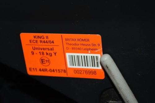 Britax Römer King II LS Black Series "Storm Grey" 9-18 GYÖNYÖRŰ gyerekülés 