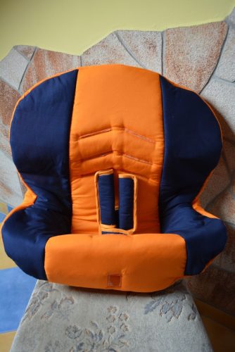 Römer Britax 9-20kg üléshuzat garnitúra  narancs - sötétkék betét