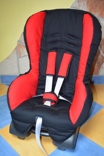 Römer King Quickfix 9-18kg üléshuzat garnitúra fekete - piros betét