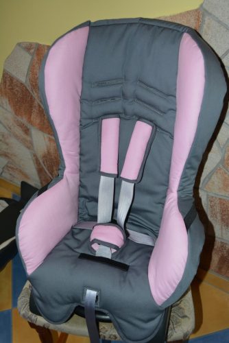 Römer King Quickfix 9-18kg üléshuzat garnitúra szürke - rózsaszín betét