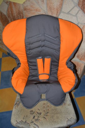 Römer King Quickfix 9-18kg üléshuzat garnitúra szürke - narancs betét