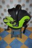 KIDDY Evoluna i-size 2 " Spring Green" + Isofix bázistalp 40-83cm HIBÁTLAN + ÚJ Nyári huzat