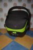 KIDDY Evoluna i-size 2 " Spring Green" + Isofix bázistalp 40-83cm HIBÁTLAN + ÚJ Nyári huzat