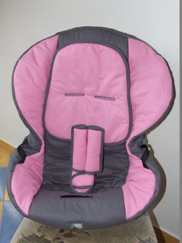 Römer King TS Plus 9-18kg üléshuzat garnitúra szürke - rózsaszín betét