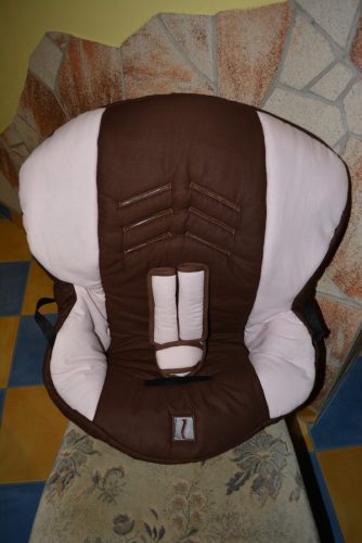 Römer Duo Isofix 9-18kg üléshuzat garnitúra barna - rózsaszín betét