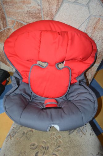 Römer King Plus/Safefix Plus 9-18kg üléshuzat garnitúra szürke - piros 