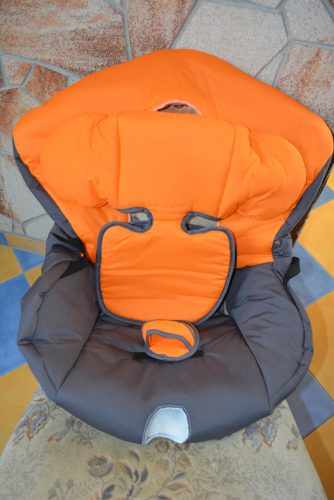 Römer King Plus/Safefix Plus 9-18kg üléshuzat garnitúra szürke - narancs