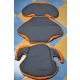 Römer Kid 15-36kg üléshuzat garnitúra szürke - narancssárga