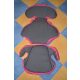 Römer Kid 15-36kg üléshuzat garnitúra szürke - pink pöttyös