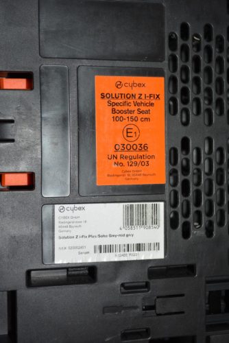 Cybex Solution Z i-Fix Plus 100-150 cm Platinum "Soho Grey" HIBÁTLAN gyerekülés 4-12 év 