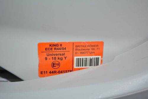 Britax Römer King II LS "Black Thunder" HIBÁTLAN  9-18kg gyerekülés