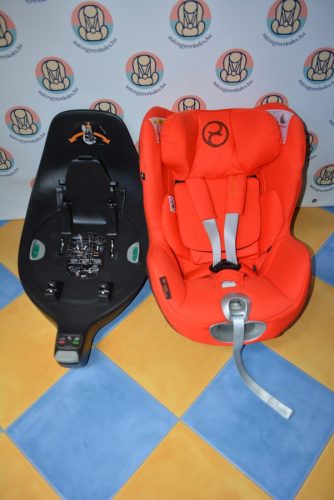 Cybex Sirona Z i-Size Plus 45–105cm Platinum HIBÁTLAN  reboard gyerekülés + Cybex Base Z i-Size isofix rögzítótalp