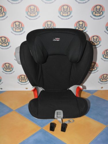 HIBÁTLAN Britax Römer Kidfix SL SICT "Cosmos Black" 15-36kg gyerekülés + isofix adapter