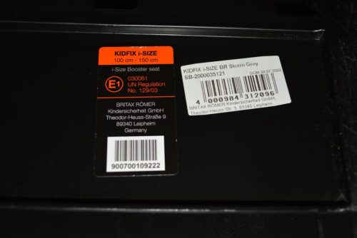 Britax Römer Kidfix i-size 100-150 cm "Storm Grey" HIBÁTLAN gyerekülés 4-12 év