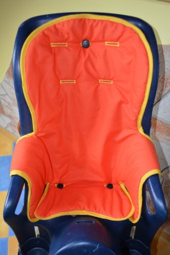 Römer Jockey Relax (karfás) biciklis ülésre üléshuzat narancssárga -citrom szegély