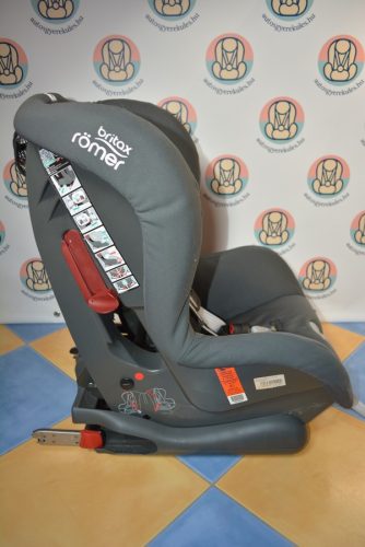 Britax Römer Duo Plus "Storm Grey" isofix 9-18kg GYÖNYÖRŰ  gyerekülés (isofix + bizt.öv rögzítés is!)