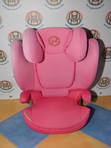 ÚJSZERŰ Cybex Solution S-fix Gold ISOFIX "Fancy Pink" 15-36kg gyerekülés
