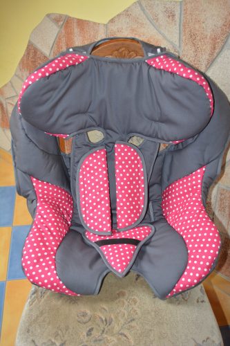 Concord Ultimax 0-18kg üléshuzat garnitúra szürke - pink pöttyös
