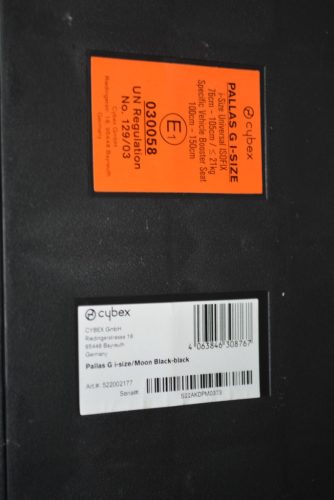 Cybex Pallas G i-Size "Moon Black"  HIBÁTLAN gyerekülés (76-150cm)
