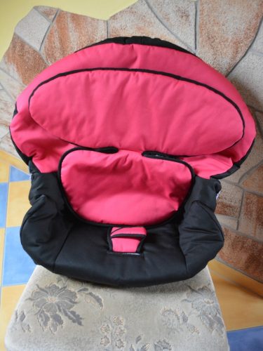 Römer King Plus/Safefix Plus 9-18kg üléshuzat garnitúra fekete - pink