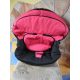 Römer King Plus/Safefix Plus 9-18kg üléshuzat garnitúra fekete - pink