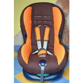  Maxi Cosi Priori 9-18kg üléshuzat garnitúra barna - narancs pöttyös