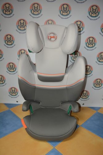 Cybex Solution S2 i-Fix 100-150 cm Gold "Lava Grey" HIBÁTLAN gyerekülés 4-12 év (legújabb kiadás!)
