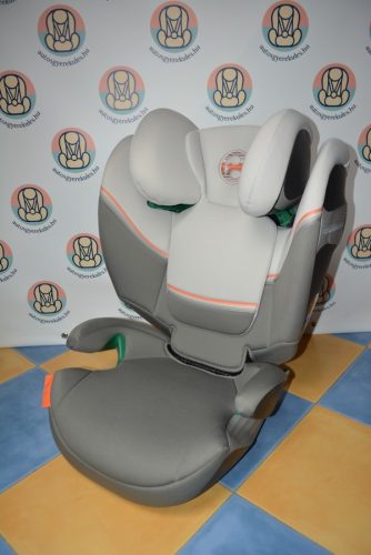 Cybex Solution S2 i-Fix 100-150 cm Gold "Lava Grey" HIBÁTLAN gyerekülés 4-12 év (legújabb kiadás!)