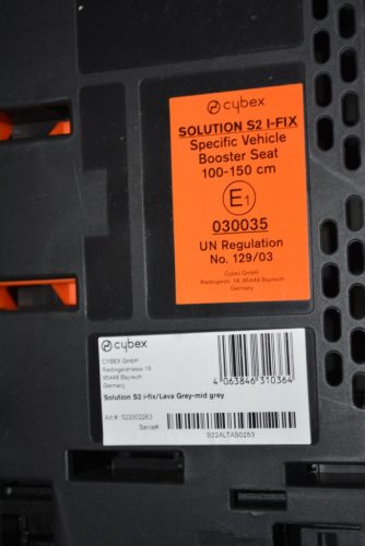 Cybex Solution S2 i-Fix 100-150 cm Gold "Lava Grey" HIBÁTLAN gyerekülés 4-12 év (legújabb kiadás!)