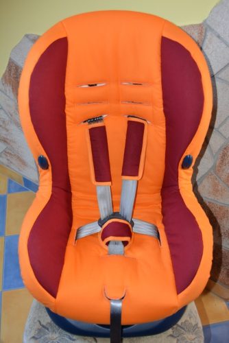Maxi Cosi Priori SPS 9-18kg üléshuzat garnitúra narancs - bordó betét