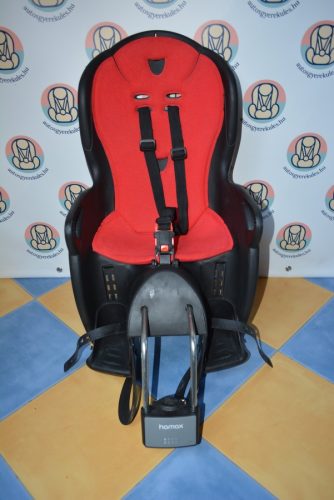 Hamax Kiss Black/Red Padding bicikliülés hátra kitűnő állapotban!