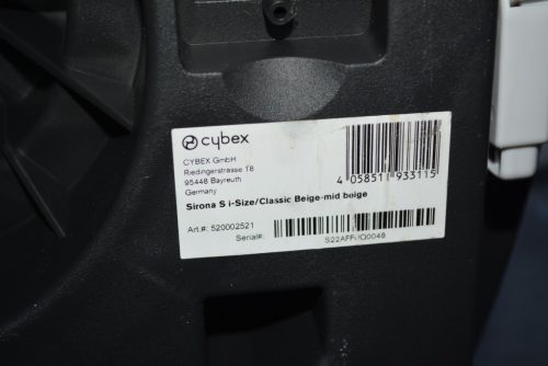 Cybex Sirona S i-size "Classic Beige" HIBÁTLAN reboard forgatható gyerekülés