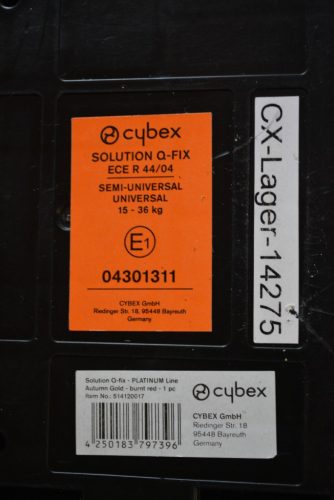 Cybex Solution Q-Fix  isofix 15-36kg GYÖNYÖRŰ gyerekülés