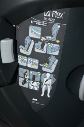 BeSafe iZi Flex FIX i-Size (100-150cm) GYÖNYÖRŰ gyerekülés + BeSafe védőhuzat 