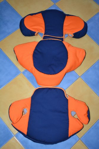 Maxi Cosi Rodi XP/XR, Airprotect 15-36kg üléshuzat garnitúra sötétkék - narancs betét