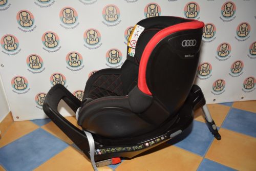 Britax Römer Dualfix I-Size (gyári AUDI) isofix "Cosmos Black-Chilli Red" HIBÁTLAN gyerekülés