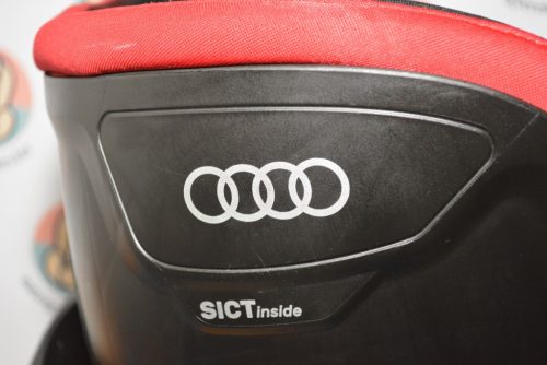 Britax Römer Dualfix I-Size (gyári AUDI) isofix "Cosmos Black-Chilli Red" HIBÁTLAN gyerekülés