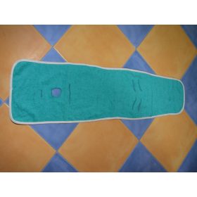   Univerzális nyári huzat bébihordozóba zöld - krémfehér szegéllyel