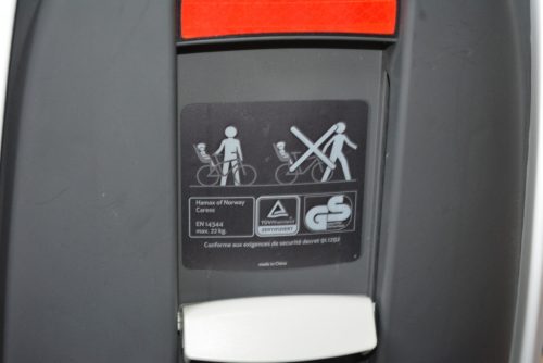 Hamax Caress prémium kategóriás bicikliülés (hátra) kitűnő állapotban!