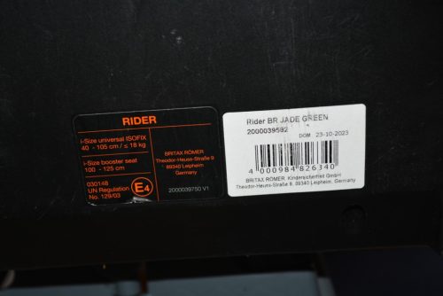 Britax Römer Rider "Jade Green" forgatható isofixes autósülés 40-125cm-ig! (0-7 éves korig!)