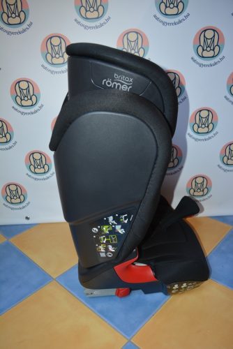 BRITAX RÖMER KIDFIX2 R "Cosmos Black" ISOFIX 15-36kg GYÖNYÖRŰ gyerekülés