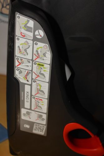 Britax Römer King II Black Series "Burgundy Red" 9-18kg HIBÁTLAN gyerekülés