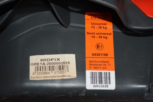 Römer Kidfix ISOFIX 15-36kg gyerekülés