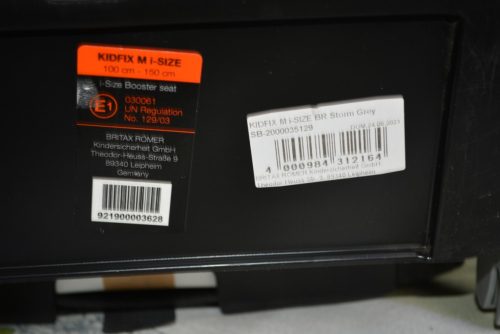 Britax Römer Kidfix M i-Size "Storm Grey" 100-150 cm HIBÁTLAN 2024-es gyerekülés 4-12 év