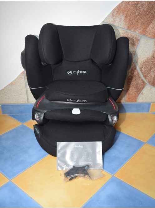 HIBÁTLAN Cybex Pallas M-Fix SL "Pure Black" 9-36kg gyerekülés + ajándék isofix adapter!