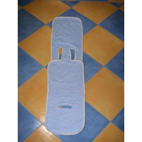   Univerzális nyári huzat bébihordozóba világoskék - krémfehér szegéllyel