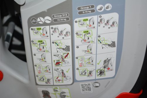 Britax Römer Advansafix III Sict "Cosmos Black" 9-36kg gyerekülés GYÖNYÖRŰ állapotban!