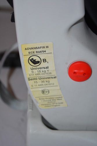 Britax Römer Advansafix III Sict "Cosmos Black" 9-36kg gyerekülés GYÖNYÖRŰ állapotban!